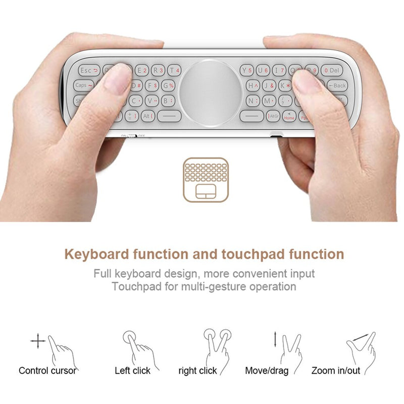 Controle Remoto Universal Com Teclado e Função Mouse